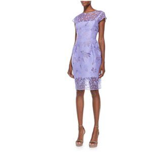 Escada Lavender Floral Dress